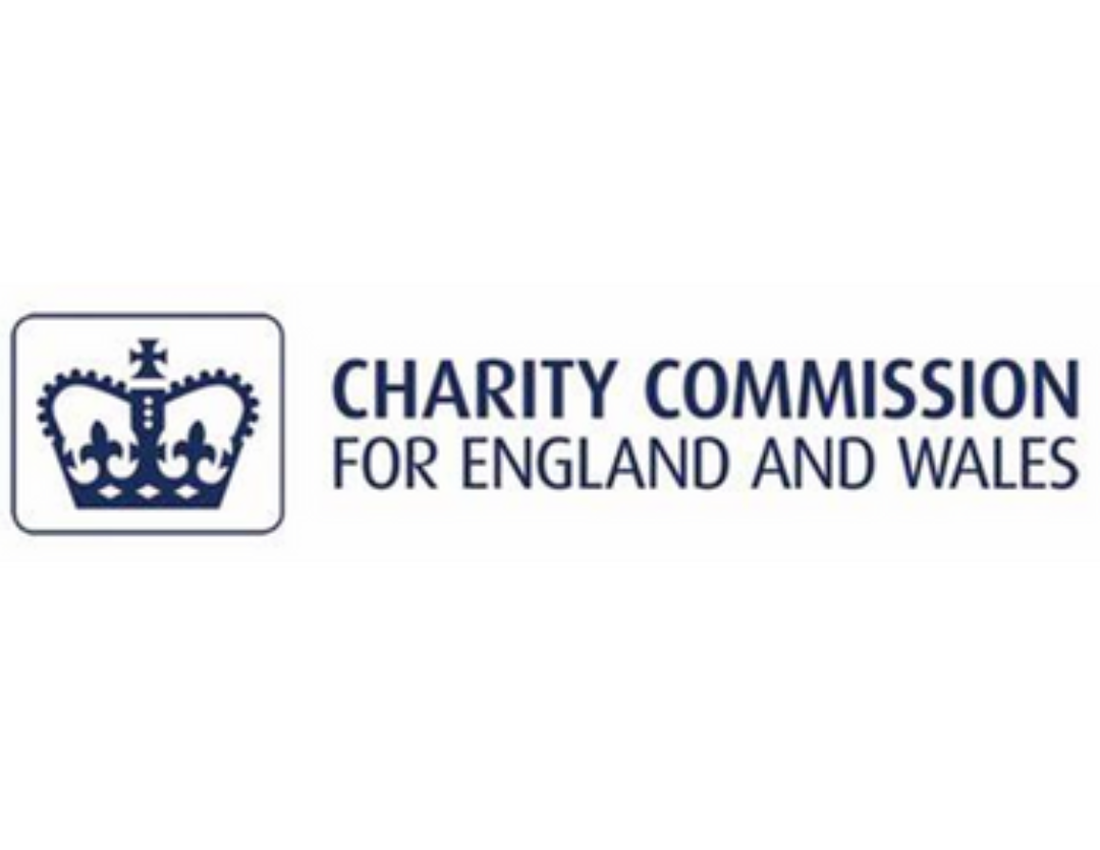 The Charity Commission logo, featuring a crown and the words: Charity Commission for England and Wales.